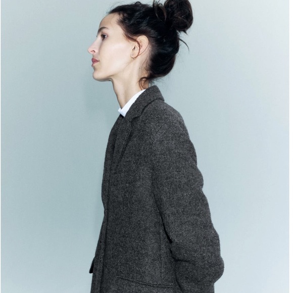 ZARA COAT 100% WOOL NWT - Picture 2 of 6